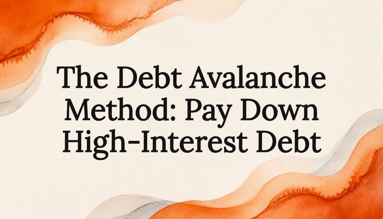 The Debt Avalanche Method: Pay Down High-Interest Debt